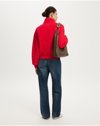 Cotton On - Quarter Zip Sweatshirt
