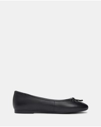 Tommy Hilfiger - Martina Hilfiger Smooth Leather Ballet Flats - Women's