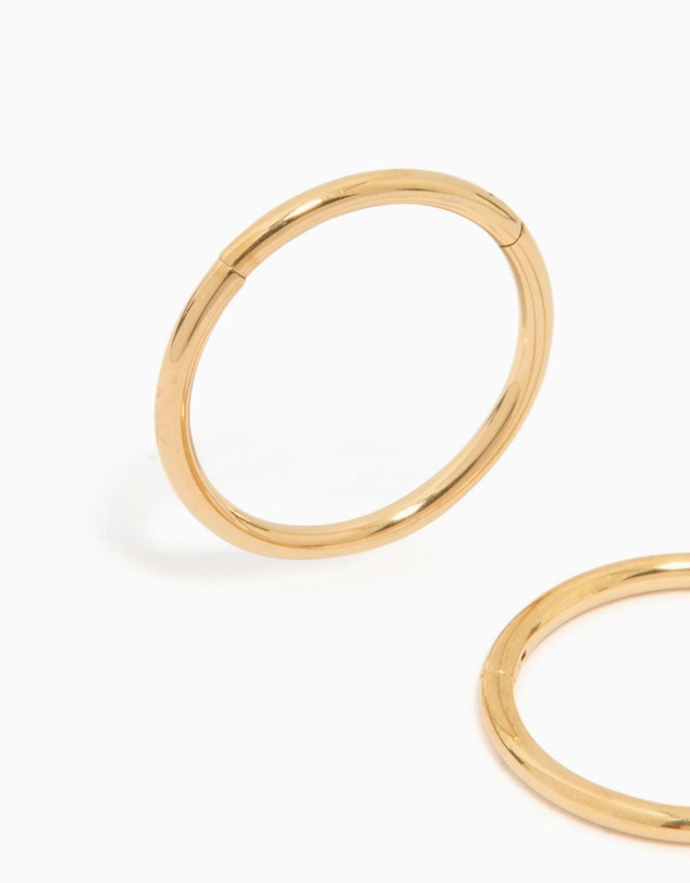 Lovisa - Waterproof Gold Plated Stainless Steel Sleeper Earrings