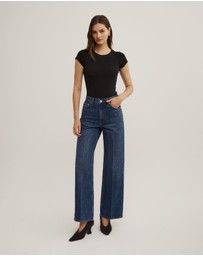 Witchery - Wide Leg Crease Jeans