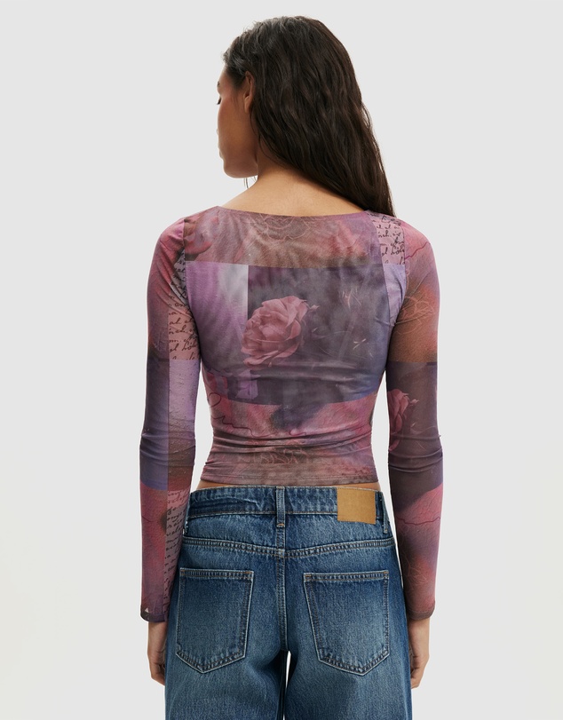 Cotton On - Ashley Mesh LS Top