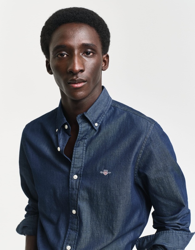 Gant - Slim Fit Indigo Shirt