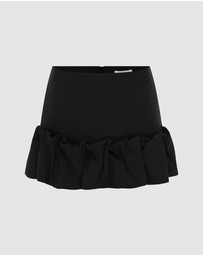 Shona Joy - Otis Bubble Hem Mini Skirt