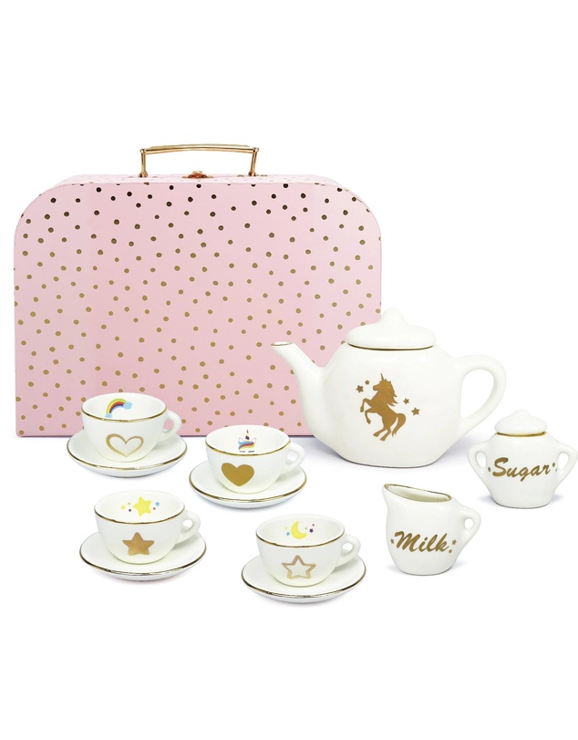 Saint Germaine - Porcelain White Unicorn Tea Set