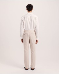 SABA - Elias Linen Cotton Regular Side Adjuster Pant