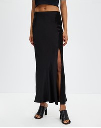 Third Form - Crush Bias Split Maxi Skirt