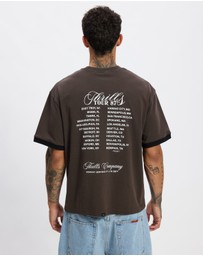 Thrills - Superior Power Box Fit Oversize Cropped Ringer Tee