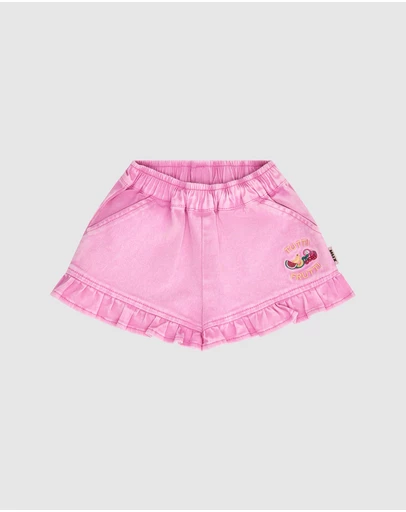 Huxbaby - Tutti Frutti Garment Dyed Shorts - ICONIC EXCLUSIVE - Babies-Kids