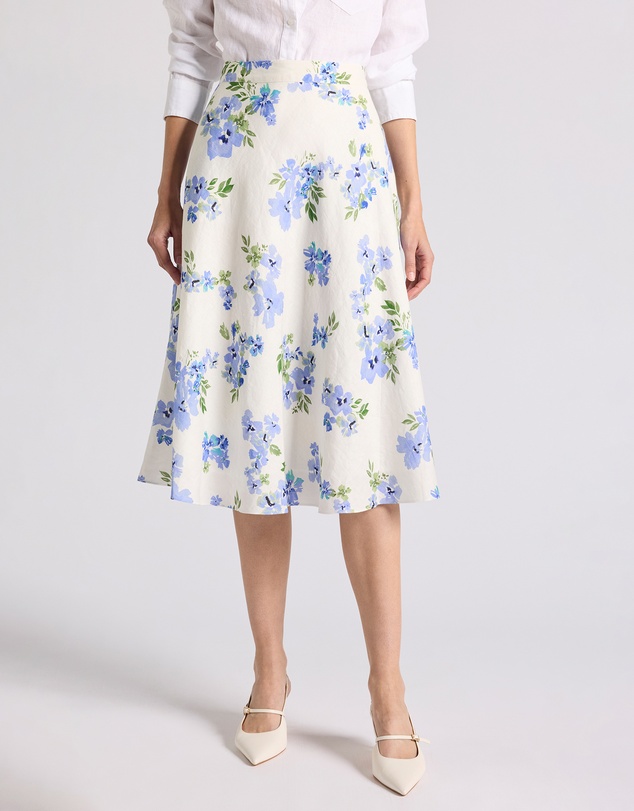 David Lawrence - Jacinda Linen Skirt