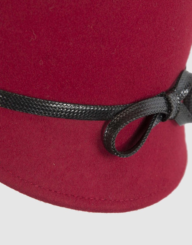 Max Alexander - Felt Red Fashion Bucket Hat