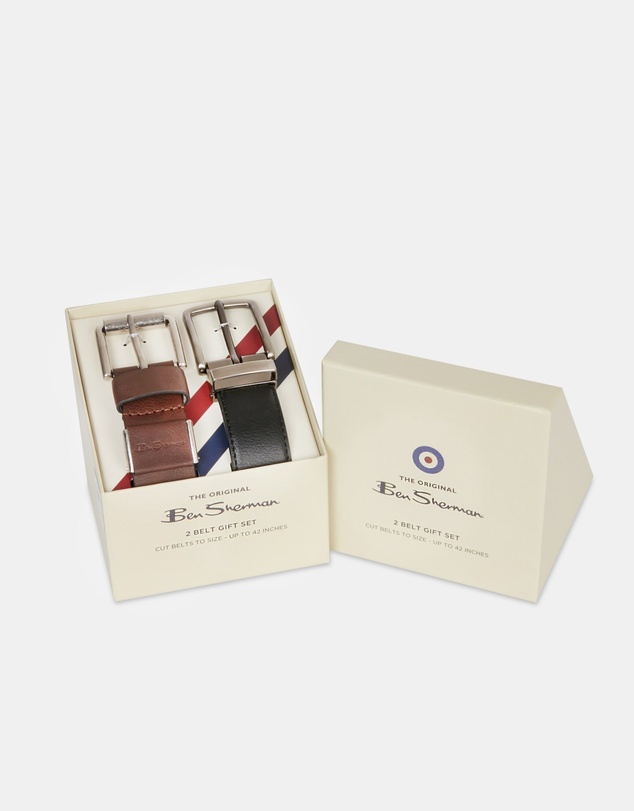 Ben Sherman - 2 Pack Belt Gift Set