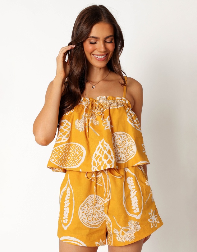 Petal & Pup - Honey Shorts - Yellow