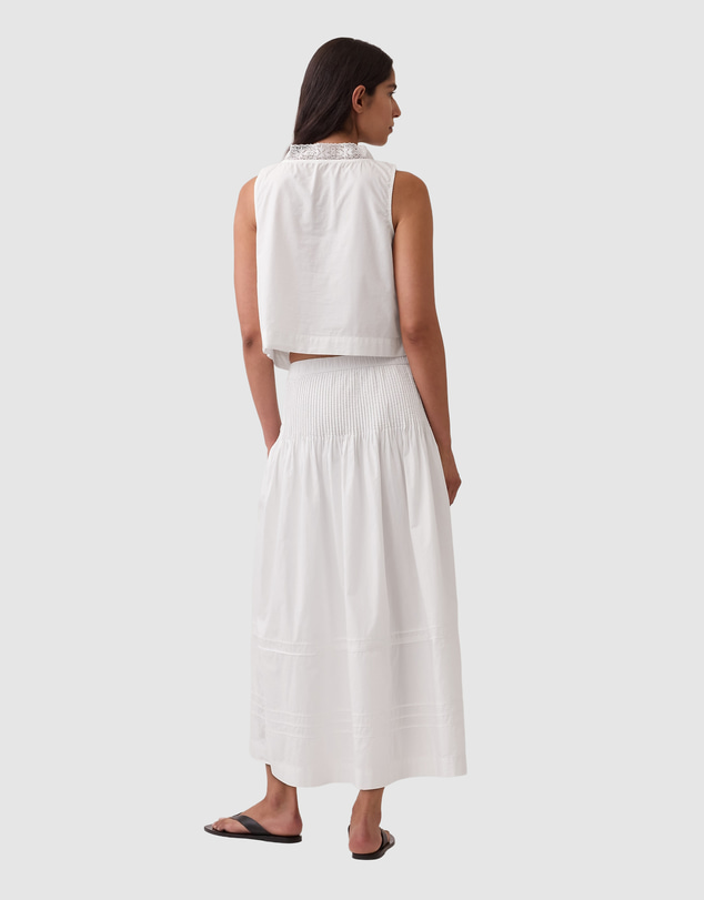 GAP - Pintuck Waist Maxi Skirt