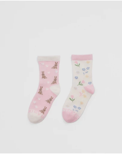 Country Road - Bunny Sock Pack Of 2