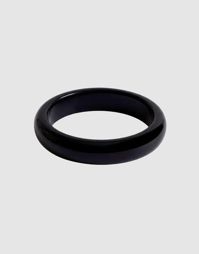 HOUSE OF SLANI - Stackable Black Aura Resin Bangle