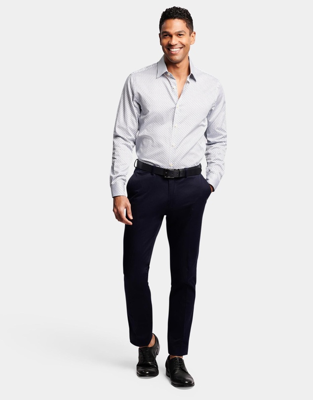 Brooksfield - Luxe Print Slim Fit Shirt