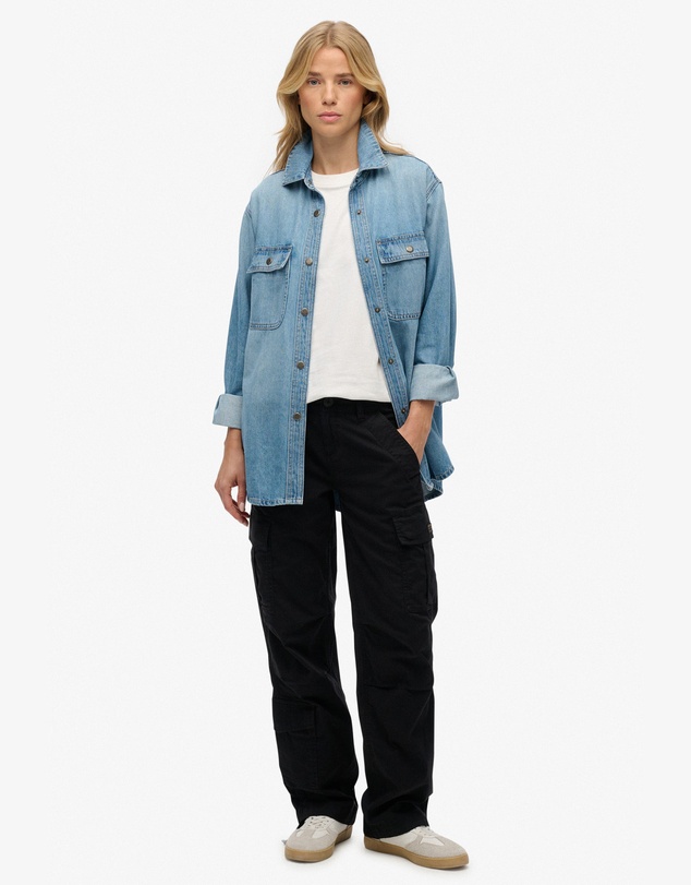 Superdry - Low Rise Straight Cargo Pant