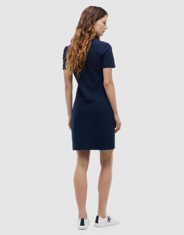 Tommy Hilfiger - Slim Open V-Neck Polo Dress