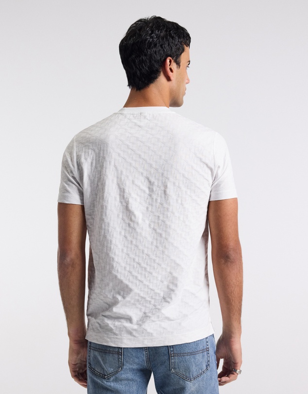 Calibre - Monogram Jacquard T-shirt White