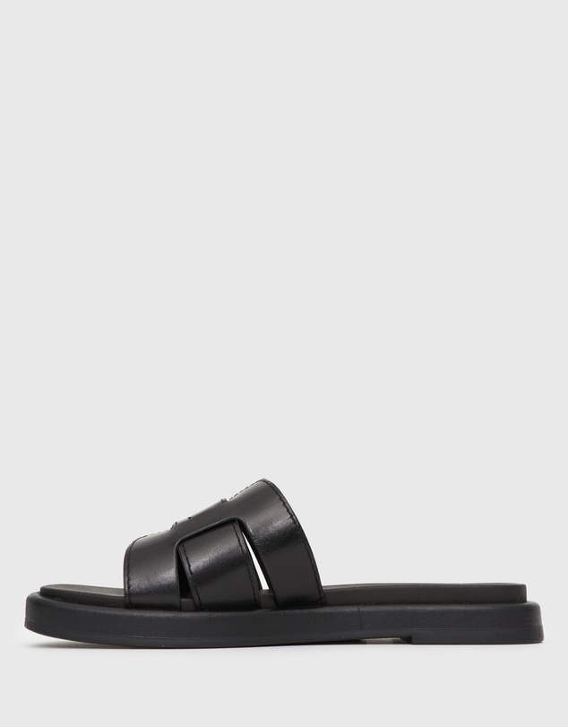 Betts - Bella Leather Flat Slides