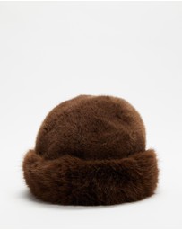 Mossée - Della Fluffy Fur Bucket Hat
