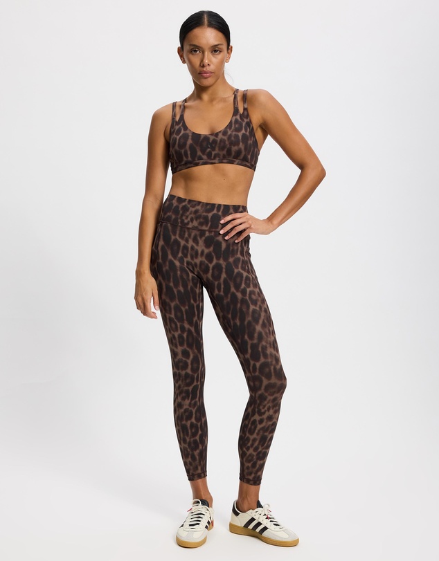 adidas Performance - Optime Leopard Strappy Light Support Bra