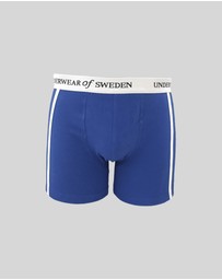 Underwear Of Sweden - Men's Boxer Shorts - Navy and White (x3 pack)