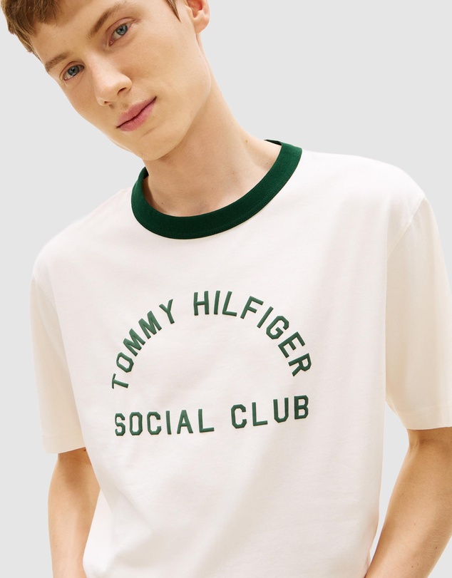 Tommy Hilfiger - Contrast Crew Neck Relaxed Jersey T-Shirt