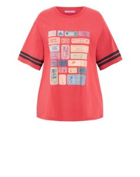 City Chic - Oversized Tickets Tee
