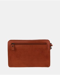 Pierre Cardin - Pierre Cardin Leather Men's Multi Compartment Organiser Bag