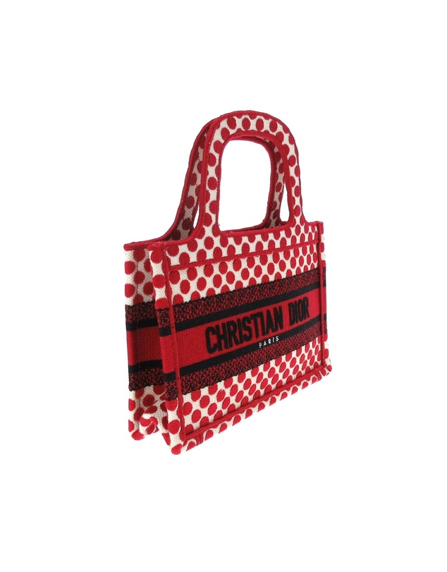 Pre-Loved by Azura Reborn - Pre-Loved dior Polka Dot Tote Bag