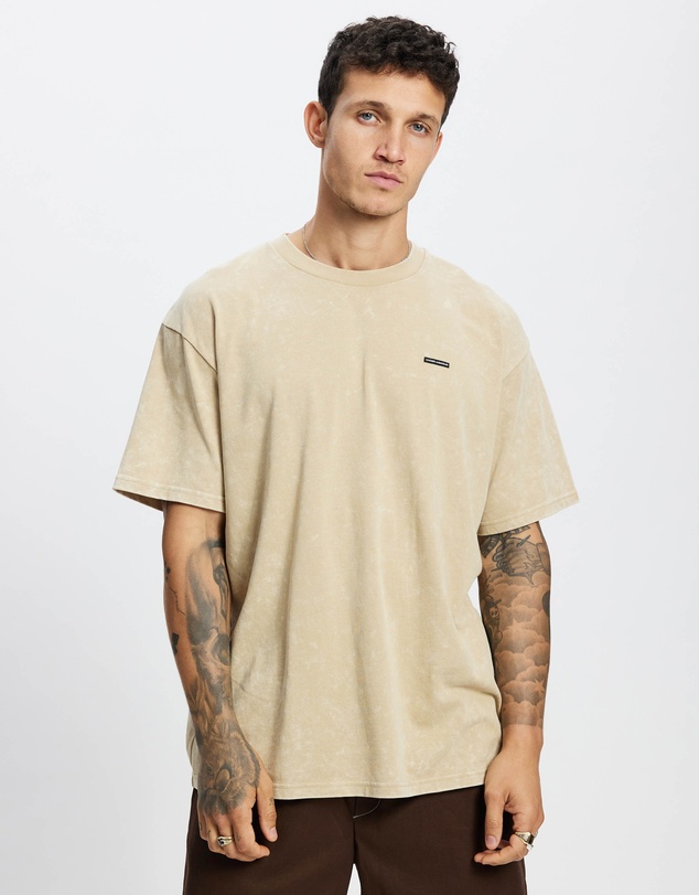 Under Armour - UA M HW OS Logo Wash SS T-Shirt