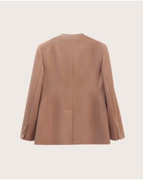 IDA+S - Sienna Wool Collarless Suit Jacket
