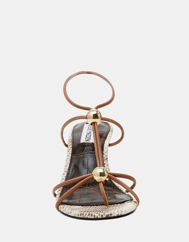 Steve Madden - Ramos Natural Snake Heels