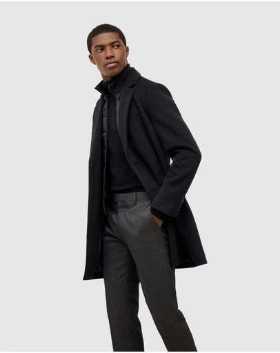 Politix - Christos Coat With Removable Puffer Insert