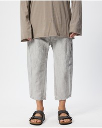 Surrounded By Ghosts - The Eskolaite Linen Canvas Drawstring Pants