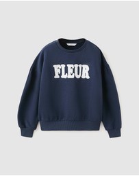 M.N.G - Fleur Sweatshirt - Kids-Teens