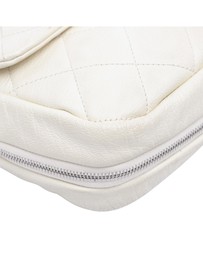 Pre-Loved by Azura Reborn - Pre-Loved Quilted Calfskin Expandable Zip Yacht Flap