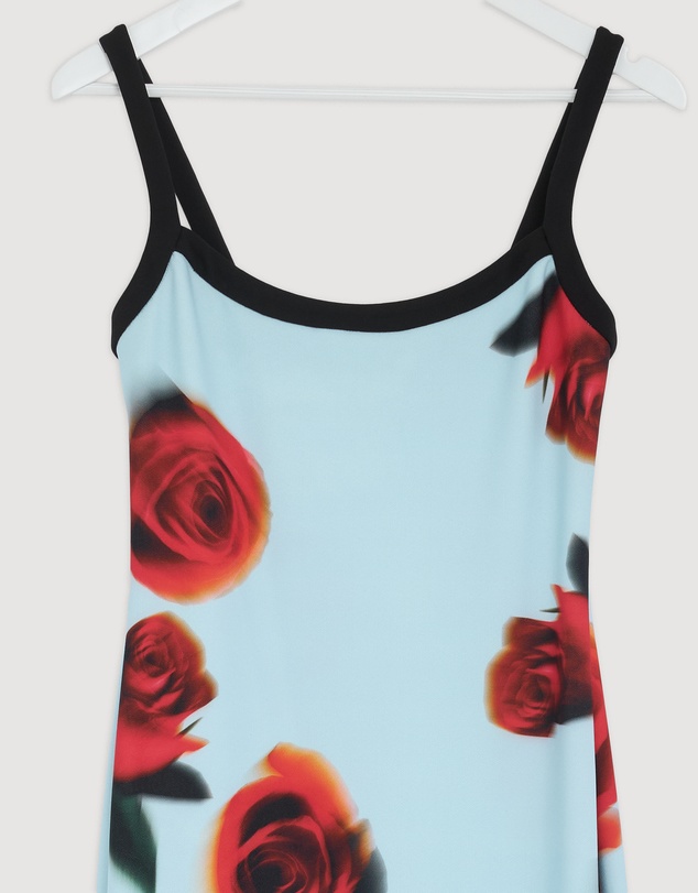 Revibe - Repaired BY JOHNNY. Sky Rose Midi Dress - AU 10