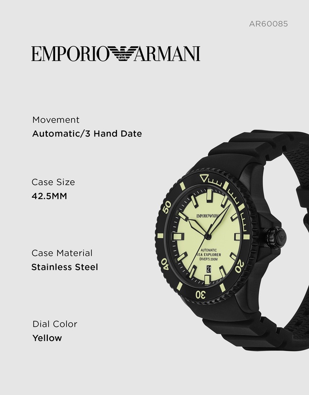 Emporio Armani - Black Automatic Watch