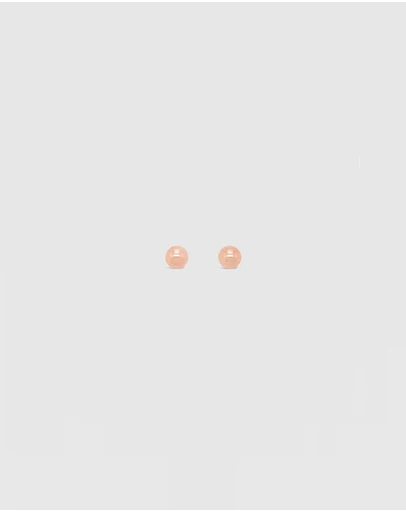 Ichu - Rose Gold Ball Studs