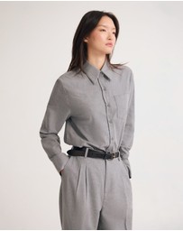 Oxford - Adrienne Euro Fabric Oversize Shirt