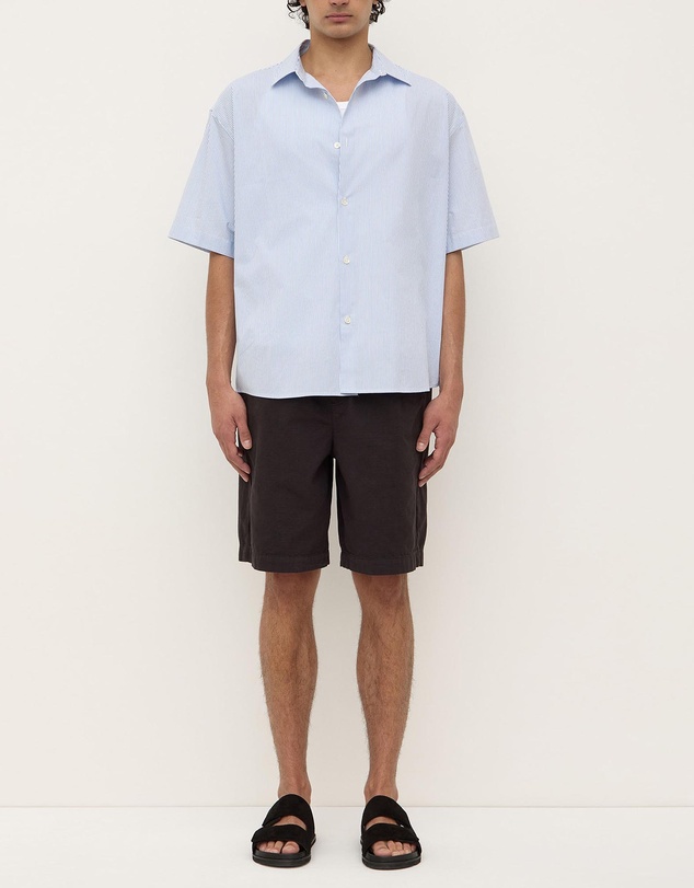 Assembly Label - Aron Poplin Stripe Short Sleeve Shirt