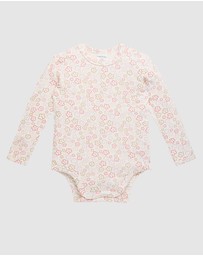Kynd Baby - Comfy Bodysuit Long Sleeve in Spring Blossom