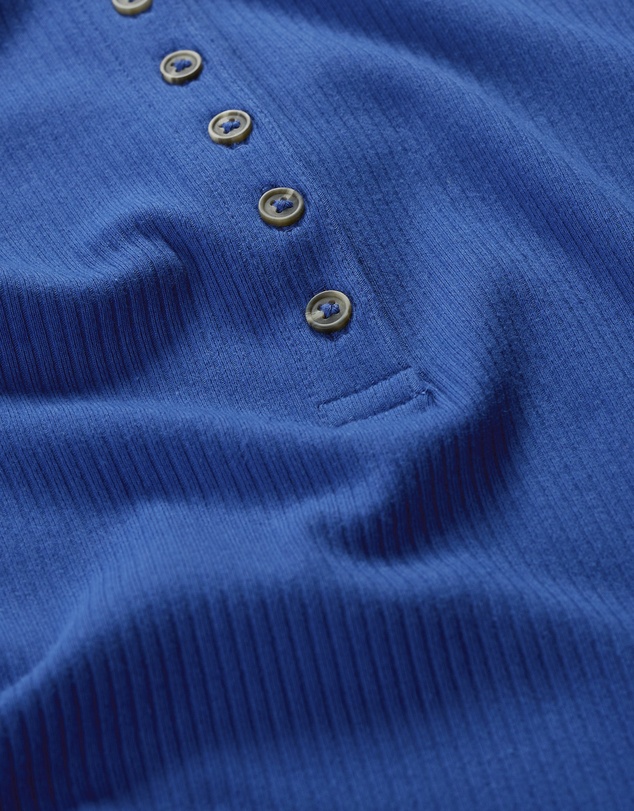 Seasalt - Seasalt Cornwall Blue L/S Early Orchid Rib Top