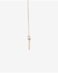 Michael Hill - Paperclip Pendant with 0.02 Carat TW of Diamonds in 10kt Yellow Gold
