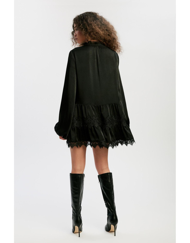 Bardot - Antonia Lace Trim Mini Dress