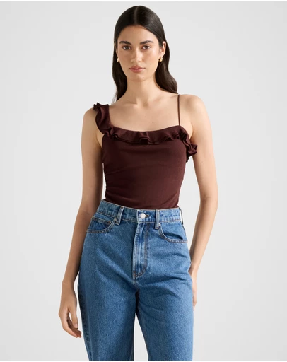Forever New - Ellidy Ruffle Tank Top