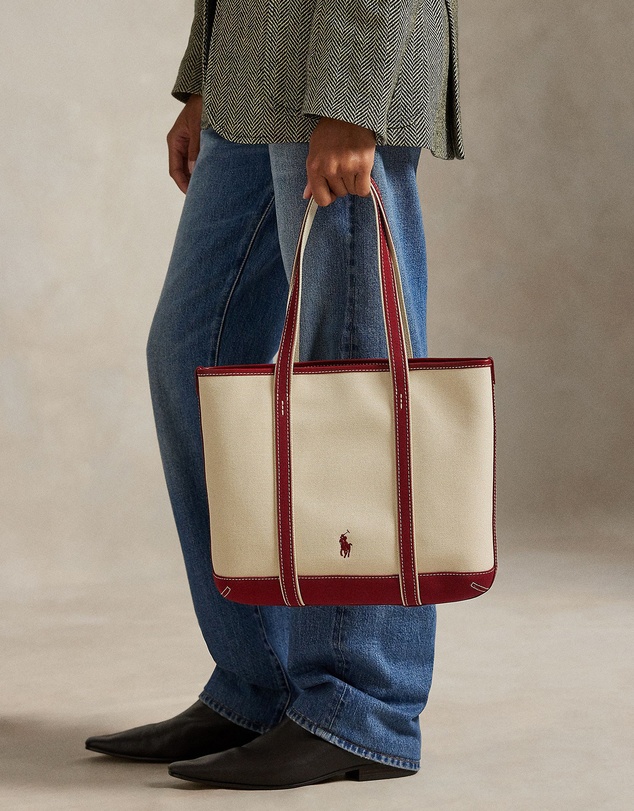 Polo Ralph Lauren - Polo Bear Canvas Small Shopper Tote