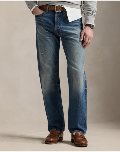 Polo Ralph Lauren - Heritage Straight Distressed Jeans